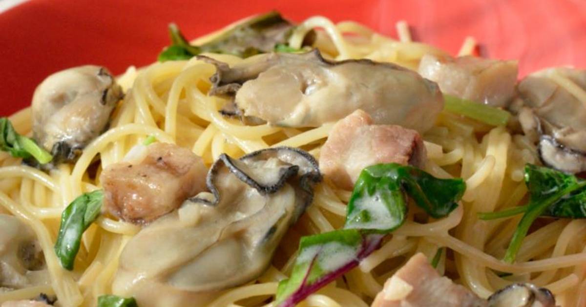 Rich Creamy Oyster Pasta Recipe by  - Cookpad