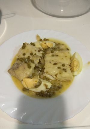 Una foto de Merluza en salsa verde