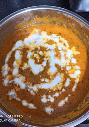 A picture of Butter paneer Masala.