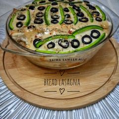 A picture of Bread lasagna.