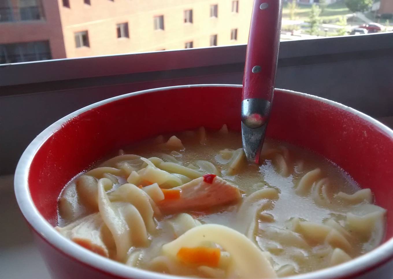 Homemade Creamy Chicken Noodle Soup