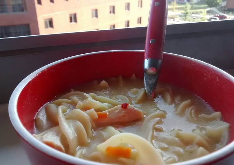 Award-winning Homemade Creamy Chicken Noodle Soup