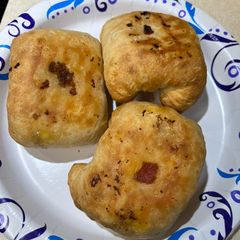 A picture of Filled Make-Ahead Breakfast Biscuits.