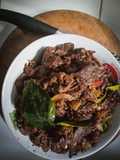Slice beef teriyaki ala Henti cahya