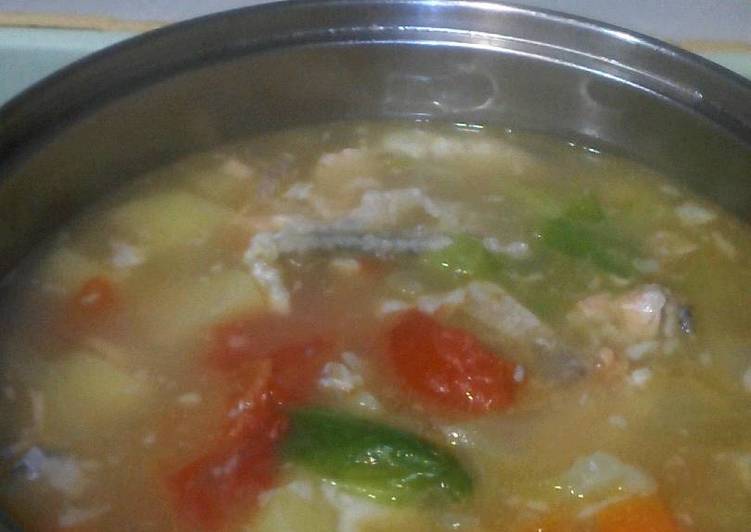 Langkah Mudah untuk Menyiapkan sup kentang/Fan ge sucai dong(kantonis) Anti Gagal