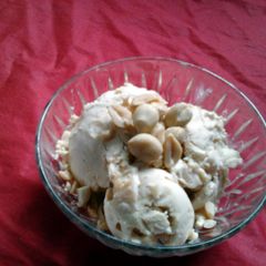 A picture of Ladybirds Home Made Peanut Butter Ice Cream.