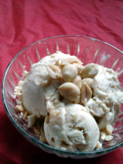 A picture of Ladybirds Home Made Peanut Butter Ice Cream.
