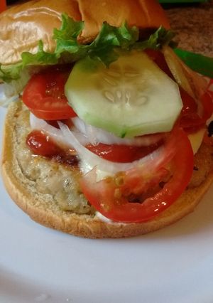 Una foto de Hamburguesa de pescado