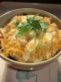 Creamy & Fluffy Egg & Chicken Rice Bowl (for One)