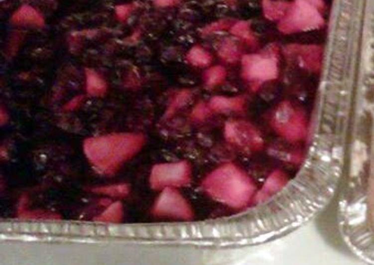 Steps to Prepare Super Quick Homemade ~Cranberry &amp; Apple Chutney~