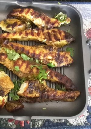 A picture of Grilled fish.
