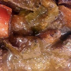 A picture of Pinot Noir Beef Stew.