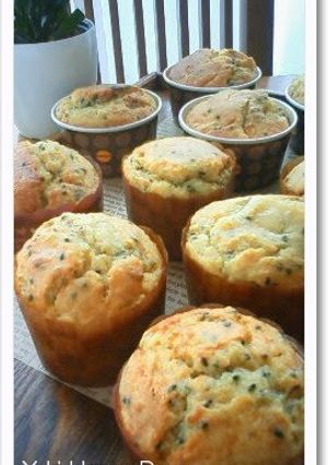 A picture of Easy Moist Sweet Potato Muffins.