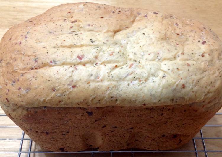 Recipe: Appetizing Italian Herb Cheese Bread