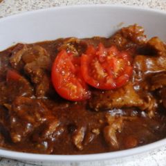 A picture of My Pork and Tomato Bake with Chili Garlic Sauce 👌.