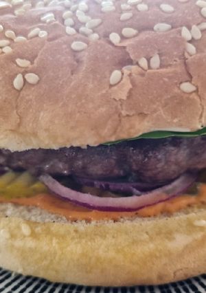 Φωτογραφία της συνταγής Burger πολύ εύκολο και γρήγορο