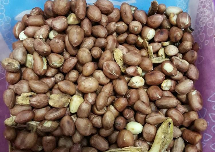 Resep Kacang  Sangrai Camilan Diet  non Minyak oleh Wahyu 