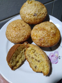 Una foto de Bizcochos de Nuez y Coco en Molde de Muffins