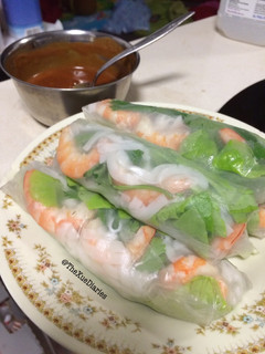 Foto resep Lumpia Segar Vietnam | Vietnamese Summer Spring Rolls |