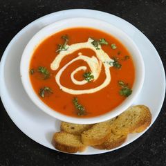 A picture of Roasted Vegetable Soup 🥣 (Dinner Recipe & Winter Special).