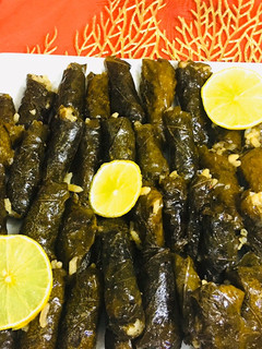 صورة لوصفة محشي ورق العنب بالليمون
