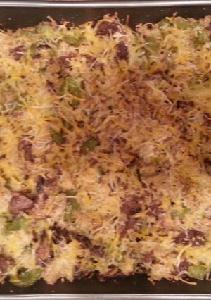 A picture of Beef Jambalaya Casserole.
