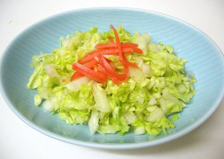 Recipe of Perfect Refreshing! Crispy Chinese Cabbage Salad