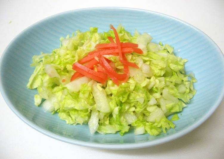 Easiest Way to Prepare Speedy Refreshing! Crispy Chinese Cabbage Salad