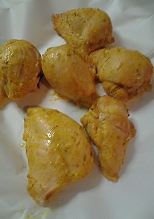 A picture of Coconut lime chicken.
