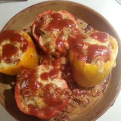 Santa Fe Stuffed Peppers A picture of Santa Fe Stuffed Peppers.