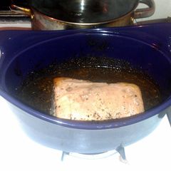 A picture of Parmesan Honey Pork Roast.