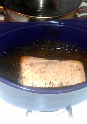 A picture of Parmesan Honey Pork Roast.