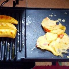 A picture of Grilled Plantain and Fried Omelette...
