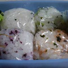 A picture of Tiny & Easy Onigiri Rice Squares.