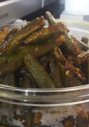 A picture of Bhindi masala.