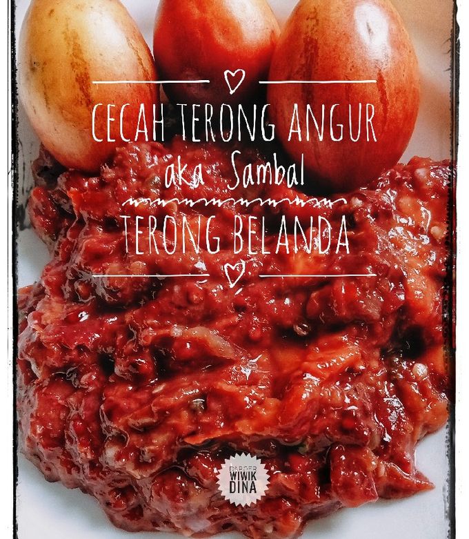 Foto resep Cecah Terong Angur aka Sambal Terong Belanda