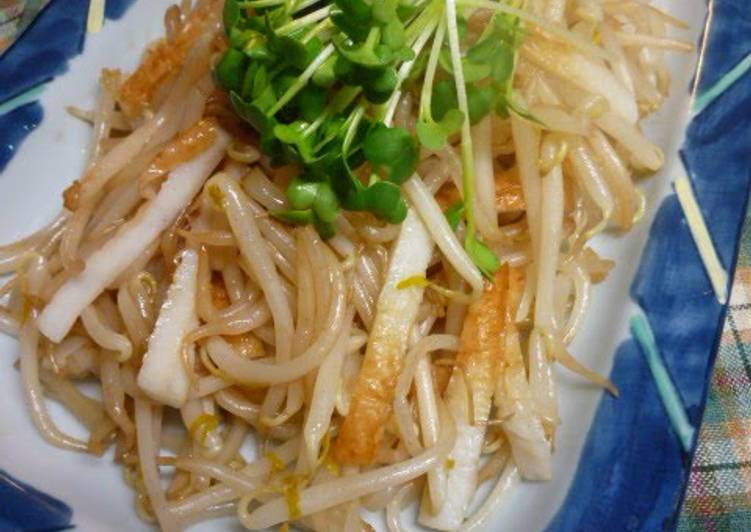 Healthy Stir-fried Bean Sprouts with Oyster Sauce