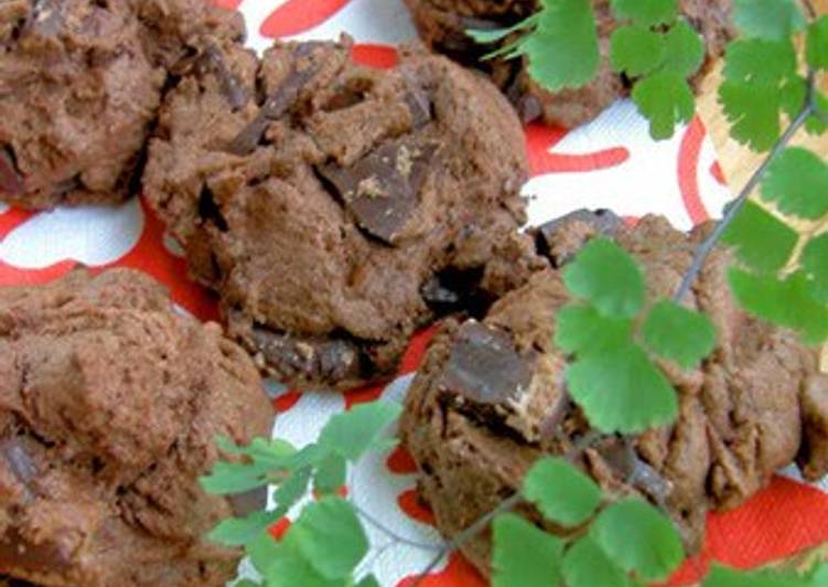 Recipe of Speedy Crispy Cocoa &amp; Chocolate Cookies