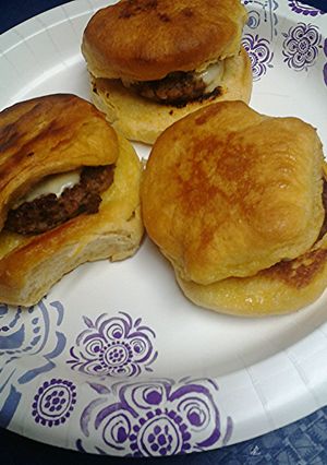 A picture of Leftover biscuits what you can do with them.