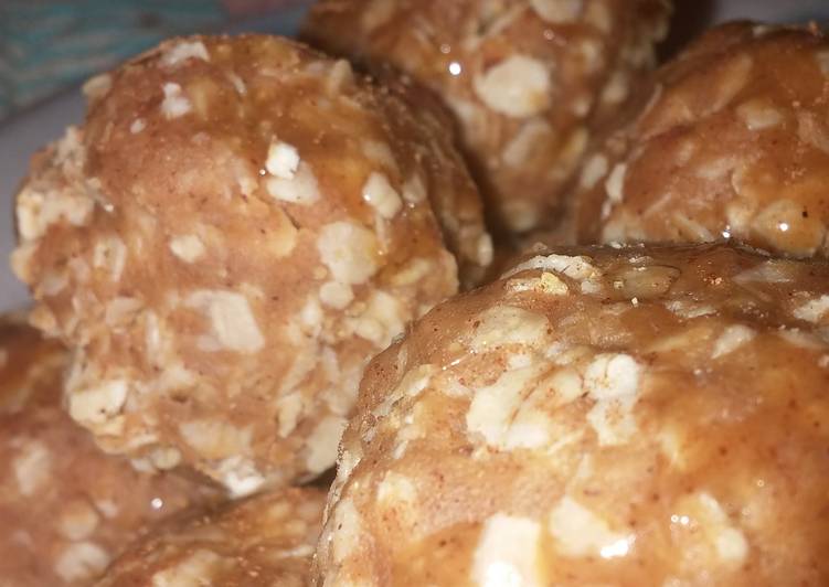 Recipe of Homemade No Bake Peanut Butter Protein Balls