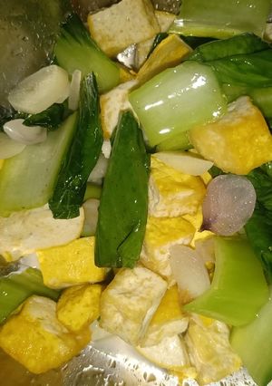 Foto resep Tumis Pokcoy Tahu