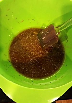 A picture of Low carb shrimp marinade.