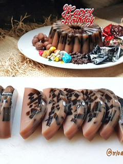 Foto resep Puding Cokelat Cincau