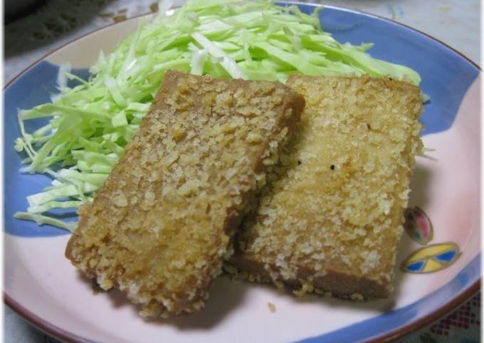 Recipe of Any-night-of-the-week Kouya Freeze-Dried Tofu Katsu