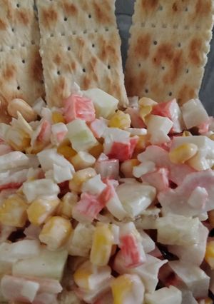 Una foto de Ensalada de surimi (rápida)