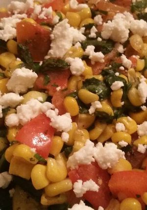 A picture of Veggie Saute w/ Spinach & Feta.