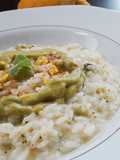 Risotto ai broccoli e bottarga al profumo di limone