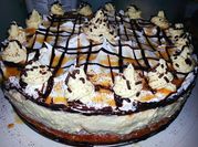 A picture of chocolate choco chips cake