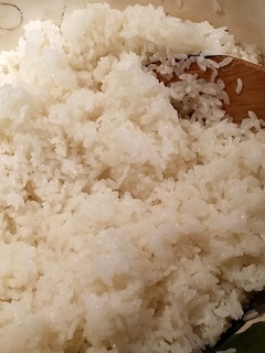 A picture of Sushi rice.