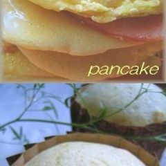 A picture of Corn, Ham, and Mayonnaise Pancakes.
